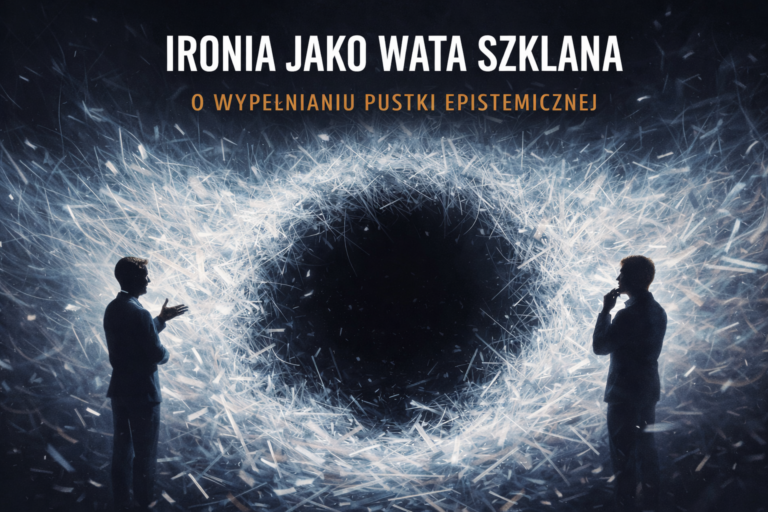 ironia jako wata szklana